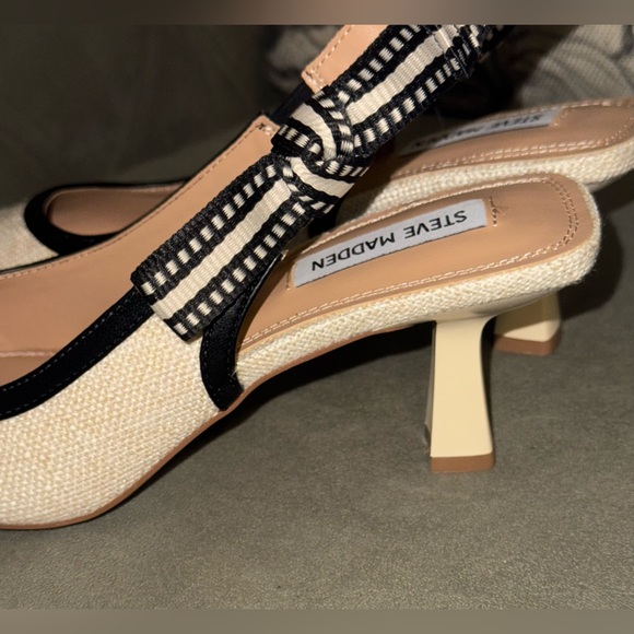 Steve Madden slingback  point toe stiletto heels size 9 - Picture 4 of 7